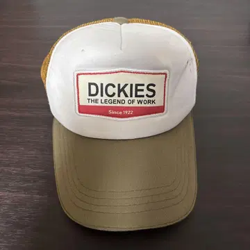 DICKIES 메쉬 캡 화이트 브라운
