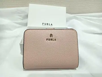 FURLA 훌라 핑크 접이식 지갑 가죽