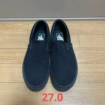 VANS 블랙 슬립온