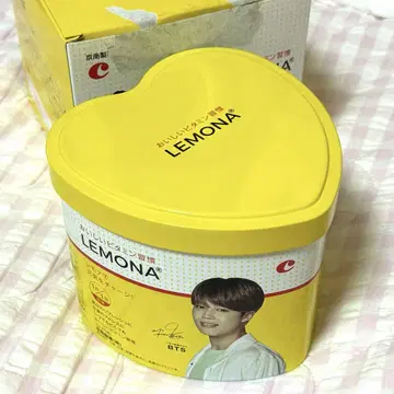 BTS 레모나 하트 캔 지민 LEMONA JIMIN