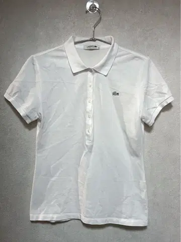LACOSTE 라코스테 피케 셔츠 화이트 사이즈 38
