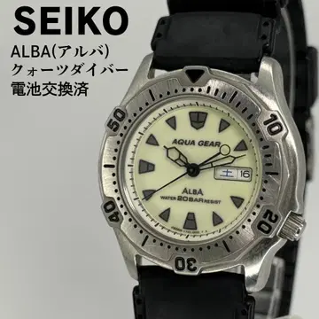 새상품급 SEIKO 세이코 알바 쿼츠 다이버 워치 배터리 교환 완료