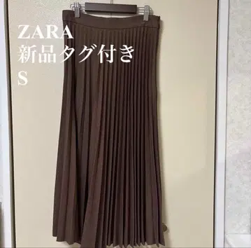 택 포함 새상품 ZARA 플리츠 스커트 사이즈 S