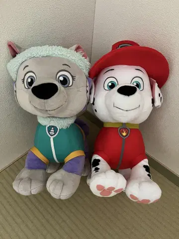 퍼피 패트롤 봉제 인형 2체 세트