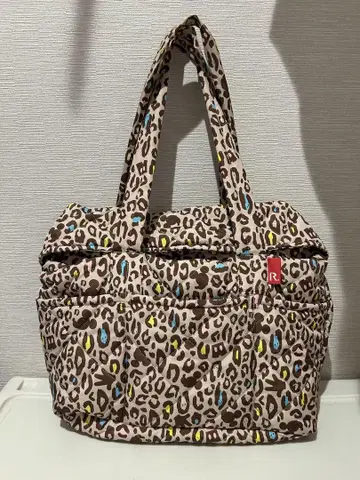 대용량 ROOTOTE 루토트 디즈니 미키 레오파드 무늬