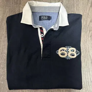 POLO 네이비 피케 셔츠 L