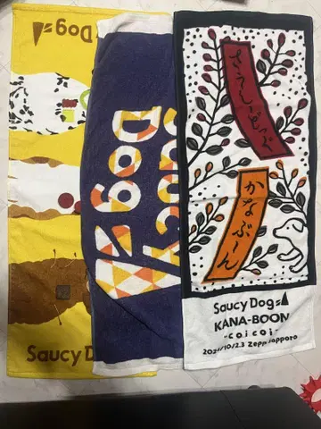 Saucy Dog KANA-BOON 콜라보 타월