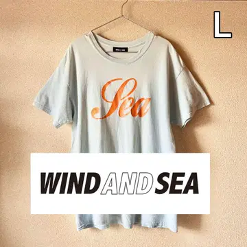 인기 wind and sea 글리터 t셔츠 스카이블루 L 신키 유코
