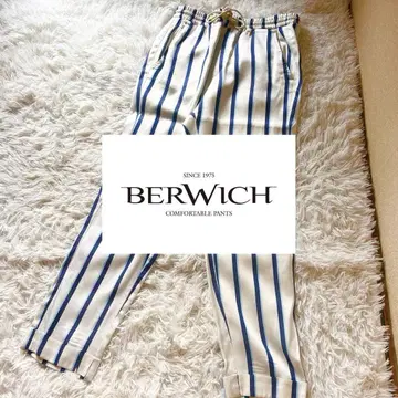 컨디션 최상 berwich 스트라이프 슬랙스 이탈리아제 스트라이프 아크릴