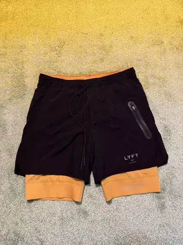 LYFT 숏팬츠 블랙/오렌지