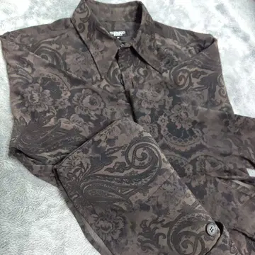 TORNADO MART 토네이도 마트 다크 브라운 긴팔 셔츠