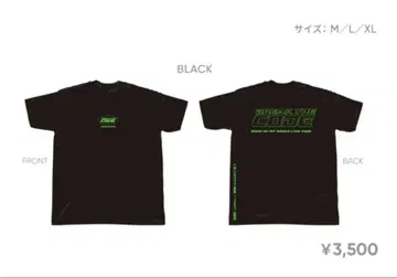 INI BREAK THE CODE 블랙 T셔츠