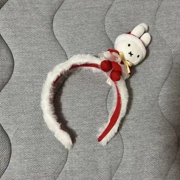 미피 산타 모자 달린 머리띠