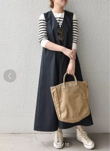 SHIPS any 맥시 텐트 원피스 네이비