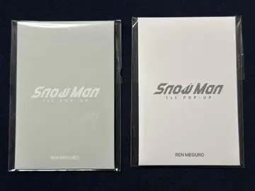 [ 새상품 ] SnowMan 팝업 포토 카드 팩 메구로 렌