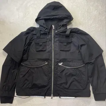 C DIEM 카르페디엠 후드티 M 블랙 2way 자켓