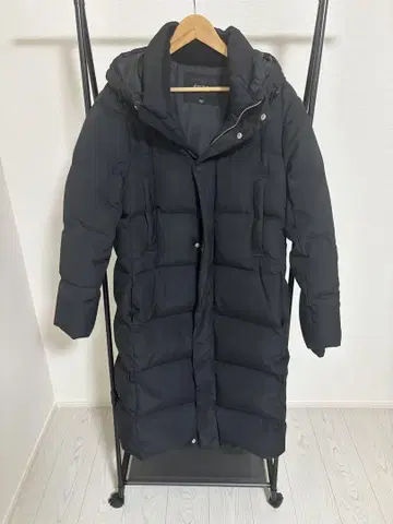 GUESS 블랙 롱 다운 자켓 L