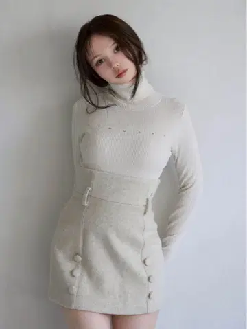 Mary turtle knit tops AM1523