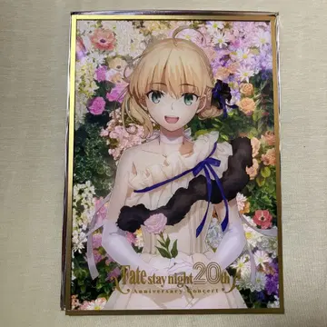 fate stay night 20th 아크릴 색지 세이버 알토리아
