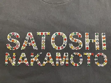 SATOSHI NAKAMOTO 스톤 T셔츠