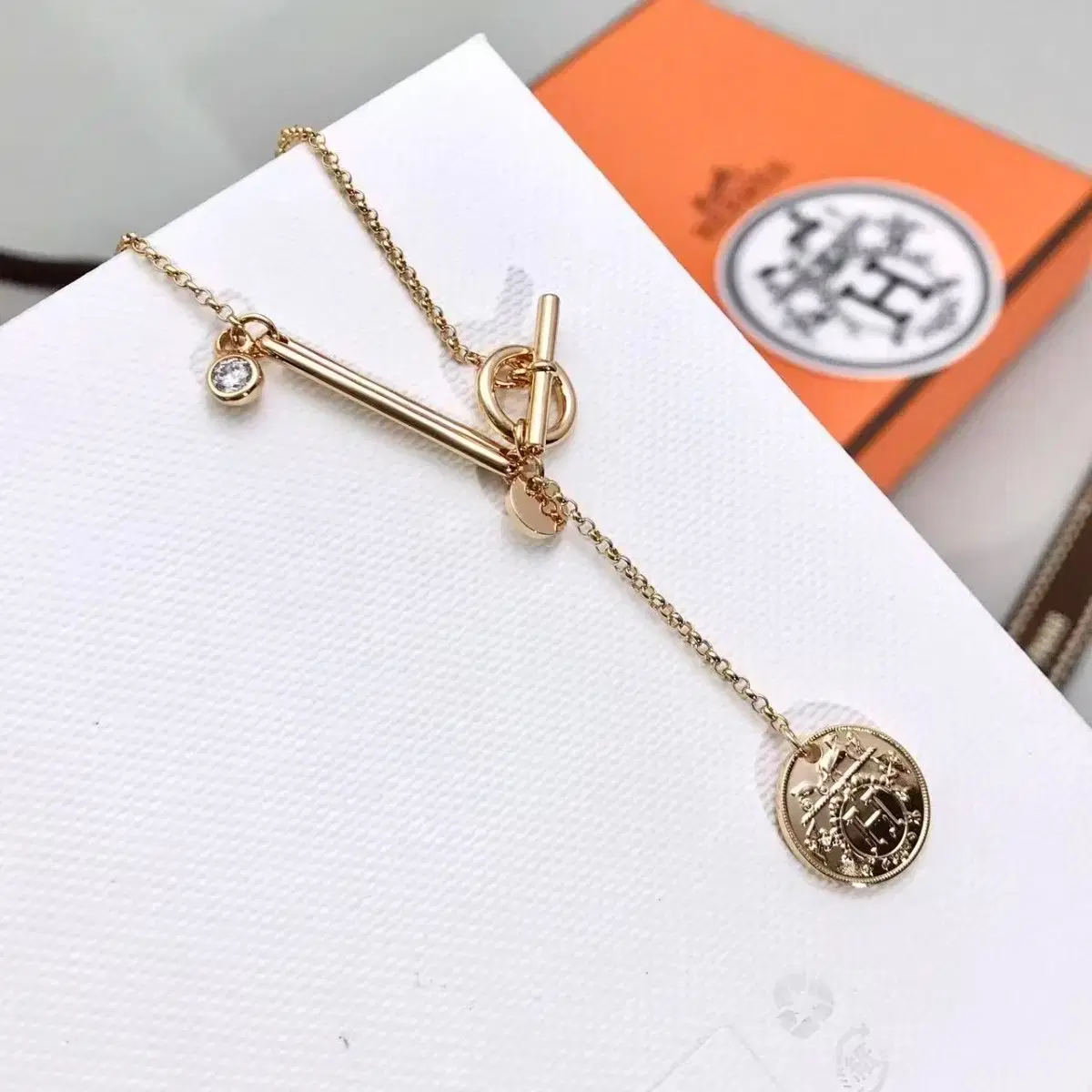 펜던트 빈티지 코인 목걸이