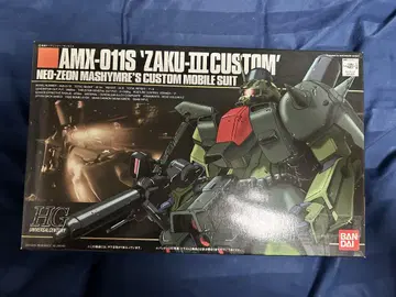 [ 미조립 ] HG AMX-011S 자쿠 III 커스텀 건담 프라모델
