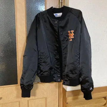 FREAK'S 블랙 바시티 자켓 S 사이즈