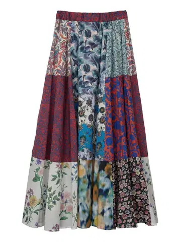 AMERI VINTAGE LIBERTY 패치워크 스커트