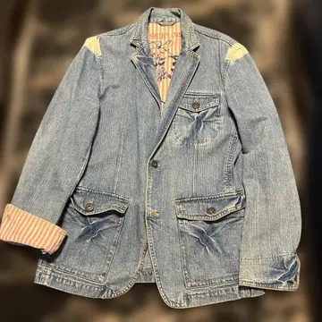 SMITH'S AMERICAN 빈티지풍 데님 자켓