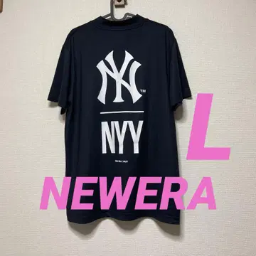 뉴에라 골프 셔츠 모크넥 L 네이비 컬러