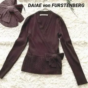 다이앤 본 퍼스텐버그 카슈쿨 리본 니트 캐시미어 P