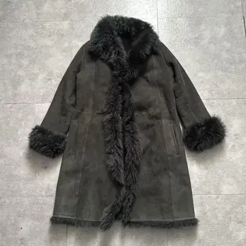 양가죽 램 가죽 TANATAR A.S. 무스탕 롱 코트 고품질