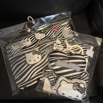 즉시 완판 아이템 헬로키티 외출 멜리 제브라 패턴 세이프티 바용 커버