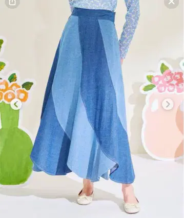 [ 새상품 ] 아사기니요 POPPY 마가렛 데님 스커트