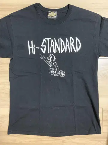 Hi-STANDARD 티셔츠 블랙 L 사이즈