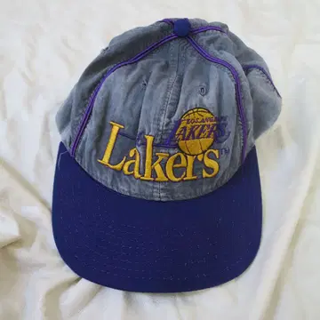 NBA 공식 로스앤젤레스 레이커스 90s 캡 USA제 프리 사이즈