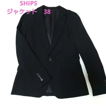 SHIPS 테일러드 자켓 블랙 38