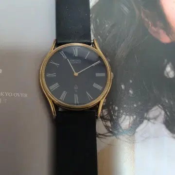 SEIKO 쿼츠 손목시계 블랙