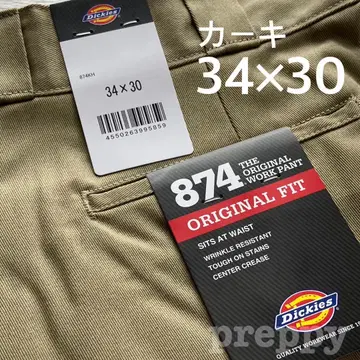 [ 미사용 새상품 ] 디키즈 874 카키 34 x 30 워크 팬츠