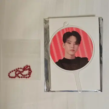세븐틴 호시 미니 피켓 키링 부채 follow picket
