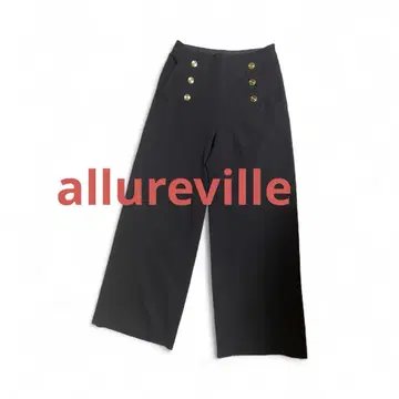 allureville 속기모 마린 팬츠 와이드 팬츠
