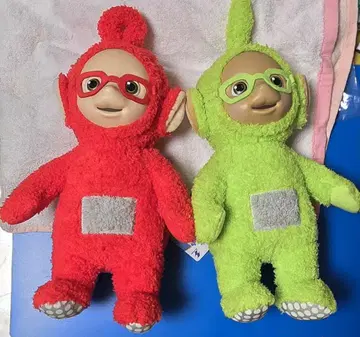 택 포함 새상품 텔레토비즈 봉제 인형 딥시와 포 세트