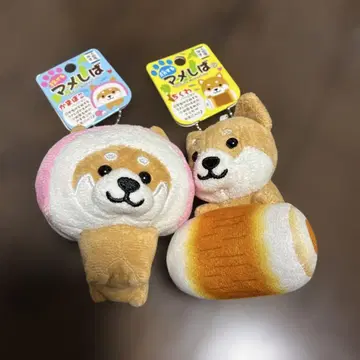 여행하는 마메시바 [오다와라] 봉제 인형 스트랩 2개 세트