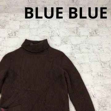 BLUE BLUE 블루블루 울 터틀넥 니트