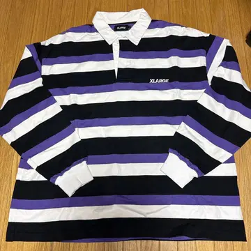 컨디션 최상 XLARGE 스트라이프 럭비 셔츠 L 사이즈