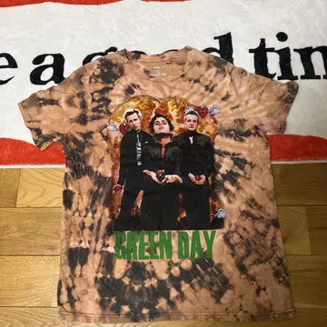 GREEN DAY 타이다이 프린트 T셔츠