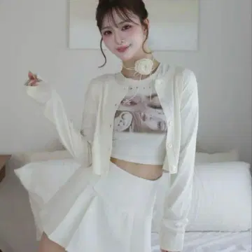 darich 다리치 UV컷 엠블럼 니트 가디건