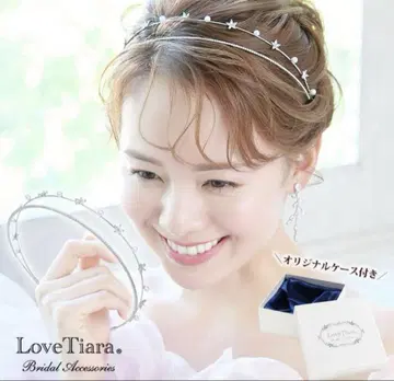 [ LoveTiara ] 2연 스테이션 지르코니아 머리띠