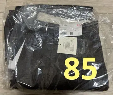 UNIQLOC 턱 스트레이트 팬츠 데님 다크 브라운 유니클로C 85