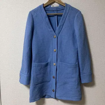 ZARA 파랑 가디건 자켓 M 사이즈 새상품급